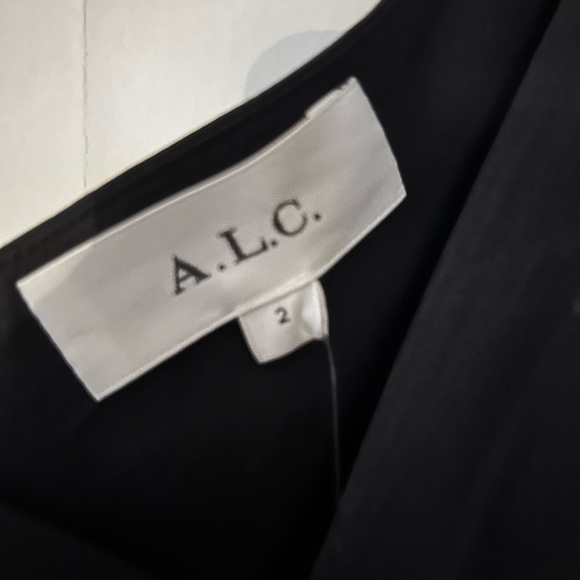 NWT - A.L.C. Athelia One Shoulder Jumpsuit in Black - Picture 4 of 5